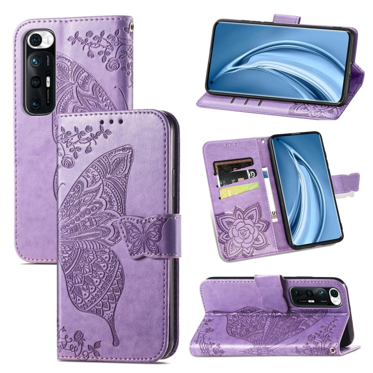 Butterfly Love Flowers Embossed Horizontal Flip Leather Case with Holder & Card Slots & Wallet & Lanyard, For Xiaomi Redmi K40 /K40 Pro /K40 Pro+, For Xiaomi Redmi Note10 5G, For Xiaomi Mi 10S