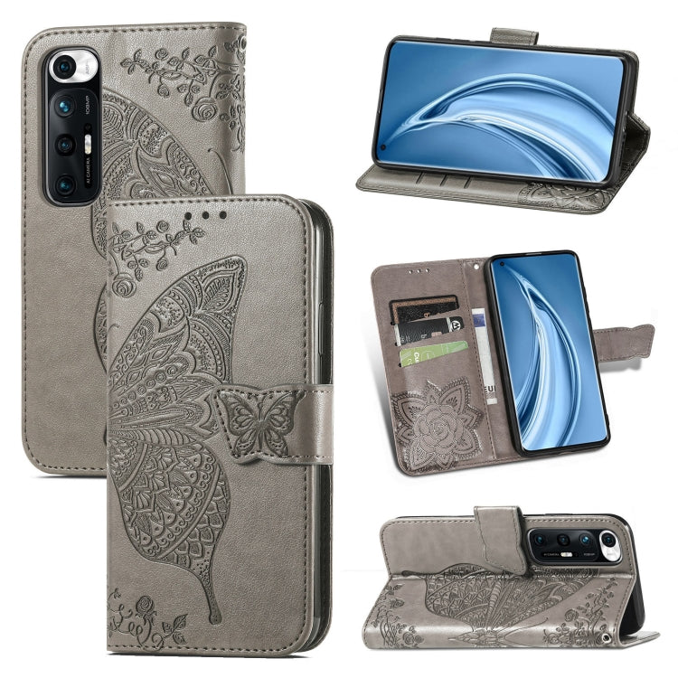 Butterfly Love Flowers Embossed Horizontal Flip Leather Case with Holder & Card Slots & Wallet & Lanyard, For Xiaomi Redmi K40 /K40 Pro /K40 Pro+, For Xiaomi Redmi Note10 5G, For Xiaomi Mi 10S