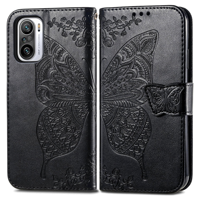Butterfly Love Flowers Embossed Horizontal Flip Leather Case with Holder & Card Slots & Wallet & Lanyard, For Xiaomi Redmi Note 10 Pro, For OPPO Find X3 Pro, For OPPO Reno5 Pro+