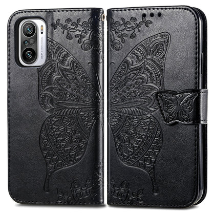 Butterfly Love Flowers Embossed Horizontal Flip Leather Case with Holder & Card Slots & Wallet & Lanyard, For Xiaomi Redmi Note 10 Pro, For OPPO Find X3 Pro, For OPPO Reno5 Pro+