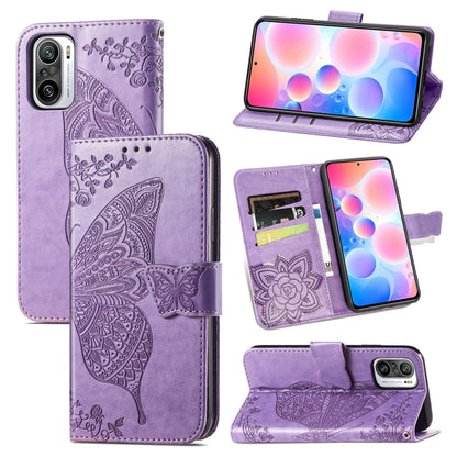 Butterfly Love Flowers Embossed Horizontal Flip Leather Case with Holder & Card Slots & Wallet & Lanyard, For Xiaomi Redmi Note 10 Pro, For OPPO Find X3 Pro, For OPPO Reno5 Pro+