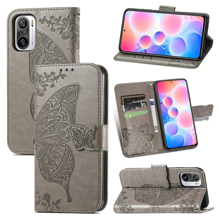 Butterfly Love Flowers Embossed Horizontal Flip Leather Case with Holder & Card Slots & Wallet & Lanyard, For Xiaomi Redmi Note 10 Pro, For OPPO Find X3 Pro, For OPPO Reno5 Pro+