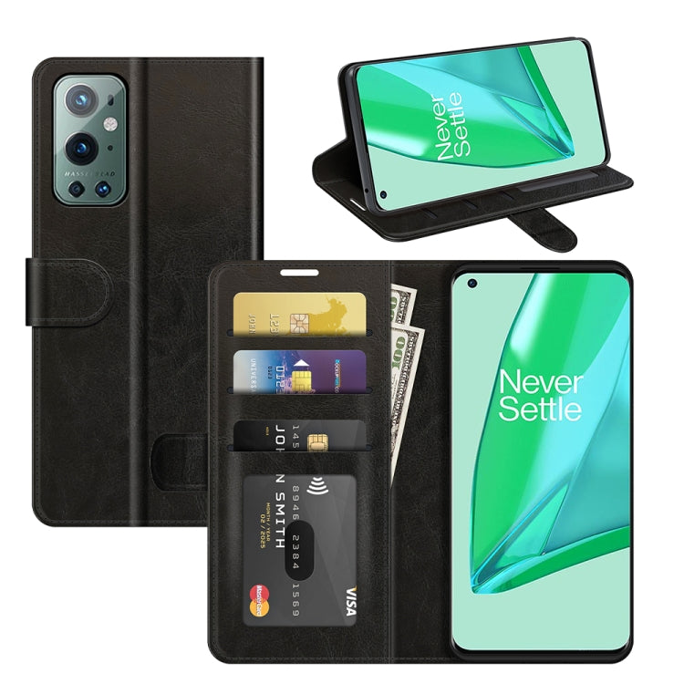 For OnePlus 9 Pro R64 Texture Single Horizontal Flip Protective Case with Holder & Card Slots & Wallet& Photo Frame, For OnePlus 9 Pro