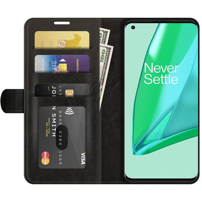For OnePlus 9 Pro R64 Texture Single Horizontal Flip Protective Case with Holder & Card Slots & Wallet& Photo Frame, For OnePlus 9 Pro