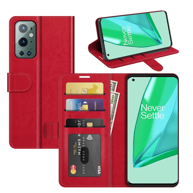 For OnePlus 9 Pro R64 Texture Single Horizontal Flip Protective Case with Holder & Card Slots & Wallet& Photo Frame, For OnePlus 9 Pro