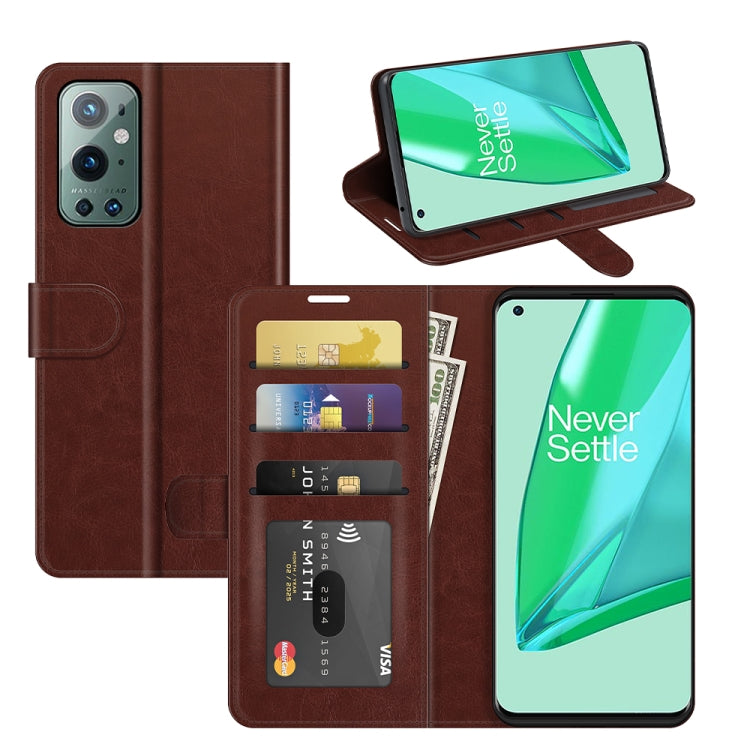For OnePlus 9 Pro R64 Texture Single Horizontal Flip Protective Case with Holder & Card Slots & Wallet& Photo Frame, For OnePlus 9 Pro
