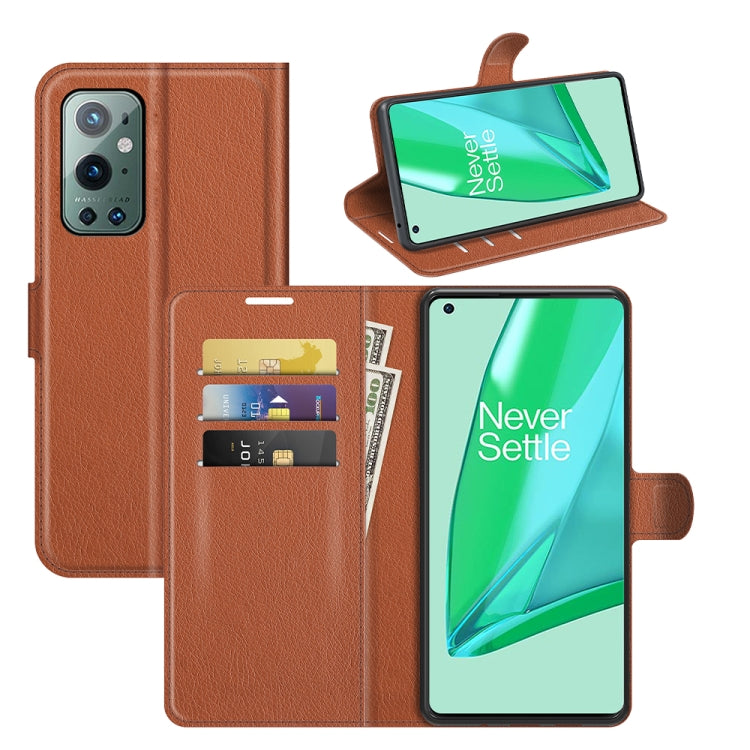 For OnePlus 9 Pro Litchi Texture Horizontal Flip Protective Case with Holder & Card Slots & Wallet, For OnePlus 9 Pro