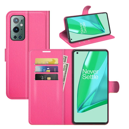 For OnePlus 9 Pro Litchi Texture Horizontal Flip Protective Case with Holder & Card Slots & Wallet, For OnePlus 9 Pro