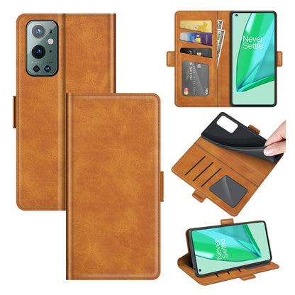 For OnePlus 9 Pro Dual-side Magnetic Buckle Horizontal Flip Leather Case with Holder & Card Slots & Wallet, For OnePlus 9 Pro