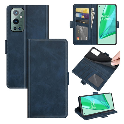 For OnePlus 9 Pro Dual-side Magnetic Buckle Horizontal Flip Leather Case with Holder & Card Slots & Wallet, For OnePlus 9 Pro