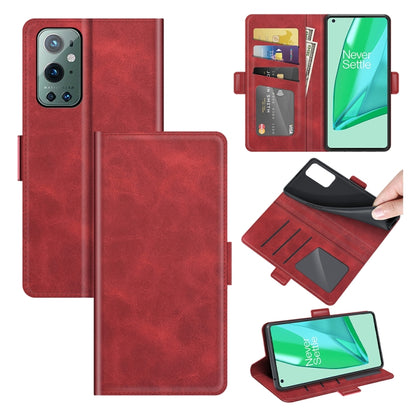 For OnePlus 9 Pro Dual-side Magnetic Buckle Horizontal Flip Leather Case with Holder & Card Slots & Wallet, For OnePlus 9 Pro