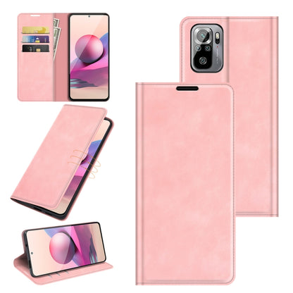 For Xiaomi Redmi Note 10 4G / Note 10S Retro-skin Business Magnetic Suction Leather Case with Holder & Card Slots & Wallet, For Xiaomi Redmi Note 10S, For Xiaomi Redmi Note 10 4G