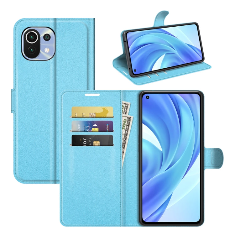 For Xiaomi Mi 11 Lite 4G /  5G Litchi Texture Horizontal Flip Protective Case with Holder & Card Slots & Wallet, For Xiaomi Mi 11 Lite 4G / 5G