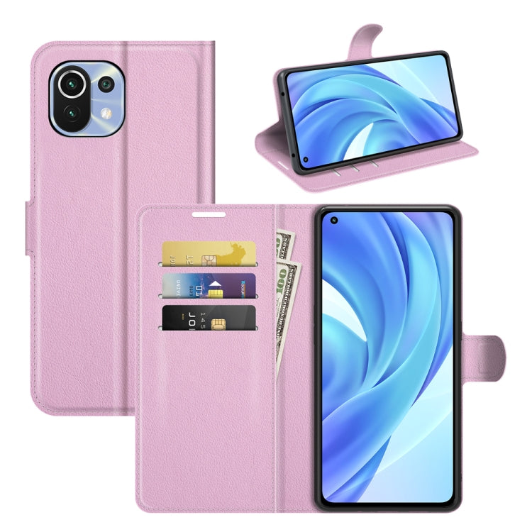 For Xiaomi Mi 11 Lite 4G /  5G Litchi Texture Horizontal Flip Protective Case with Holder & Card Slots & Wallet, For Xiaomi Mi 11 Lite 4G / 5G