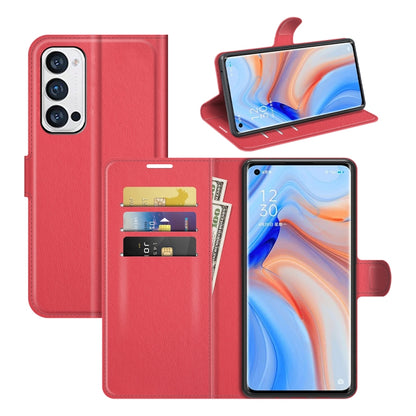 For OPPO Reno5 Pro+ / Find X3 Neo Litchi Texture Horizontal Flip Protective Case with Holder & Card Slots & Wallet, For OPPO Reno5 Pro+