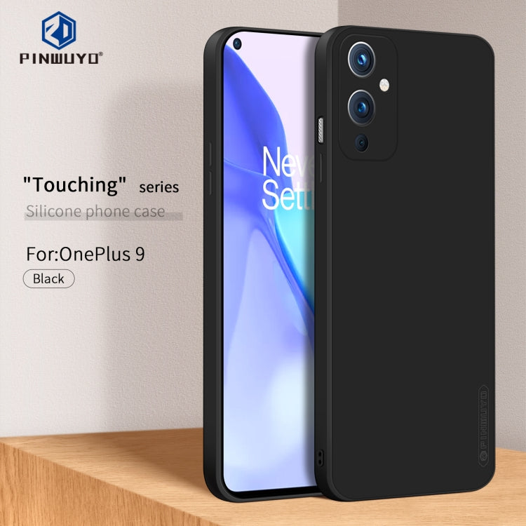 PINWUYO Touching Series Liquid Silicone TPU Shockproof Case, For OnePlus 9, For OnePlus 9 Pro, For Xiaomi Mi 11 Pro