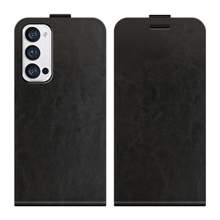 For OPPO Reno5 Pro+ / Find X3 Neo R64 Texture Single Vertical Flip Leather Protective Case with Card Slots & Photo Frame, For OPPO Reno5 Pro+