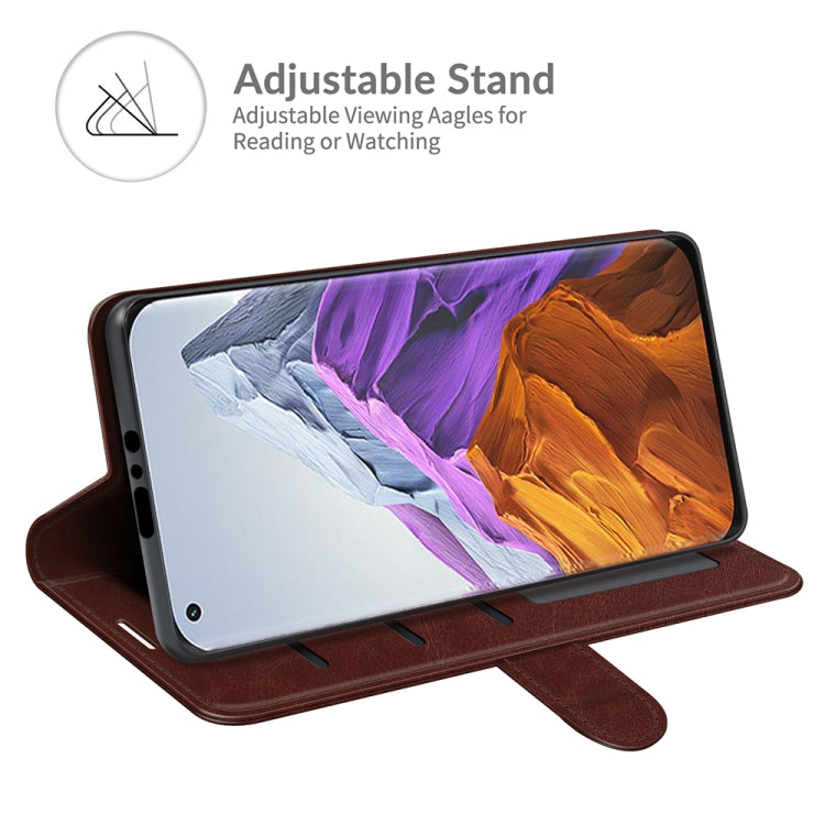 For Xiaomi Mi 11 Pro 5G / 4G R64 Texture Single Horizontal Flip Protective Case with Holder & Card Slots & Wallet& Photo Frame, For Xiaomi Mi 11 Pro 5G / 4G