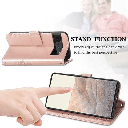 Four-leaf Clasp Embossed Buckle Mobile Phone Protection Leather Case with Lanyard & Card Slot & Wallet & Bracket Function, For Google Pixel 6 Pro, For Xiaomi Redmi Note 10 5G, For Rakuten BIG, For Meizu 18