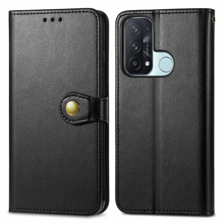 Solid Color Leather Buckle Phone Case with Lanyard & Photo Frame & Card Slot & Wallet & Stand Function, For OPPO Reno5 A, For Sony Xperia ACE II, For Sony Xperia 10 III