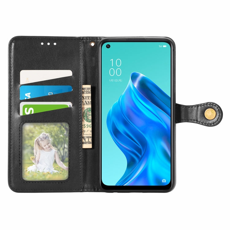 Solid Color Leather Buckle Phone Case with Lanyard & Photo Frame & Card Slot & Wallet & Stand Function, For OPPO Reno5 A, For Sony Xperia ACE II, For Sony Xperia 10 III