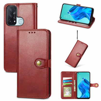 Solid Color Leather Buckle Phone Case with Lanyard & Photo Frame & Card Slot & Wallet & Stand Function, For OPPO Reno5 A, For Sony Xperia ACE II, For Sony Xperia 10 III