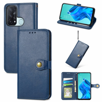 Solid Color Leather Buckle Phone Case with Lanyard & Photo Frame & Card Slot & Wallet & Stand Function, For OPPO Reno5 A, For Sony Xperia ACE II, For Sony Xperia 10 III