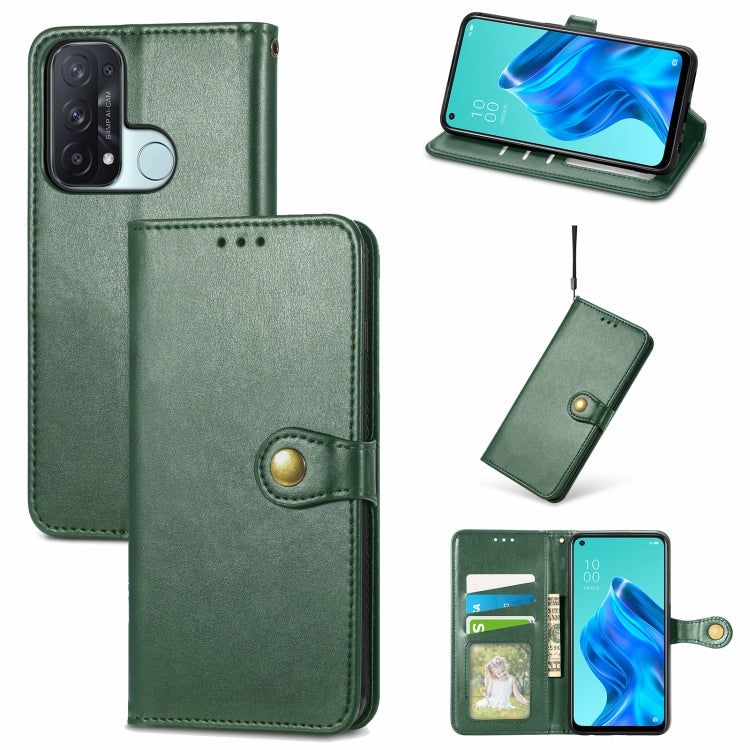 Solid Color Leather Buckle Phone Case with Lanyard & Photo Frame & Card Slot & Wallet & Stand Function, For OPPO Reno5 A, For Sony Xperia ACE II, For Sony Xperia 10 III