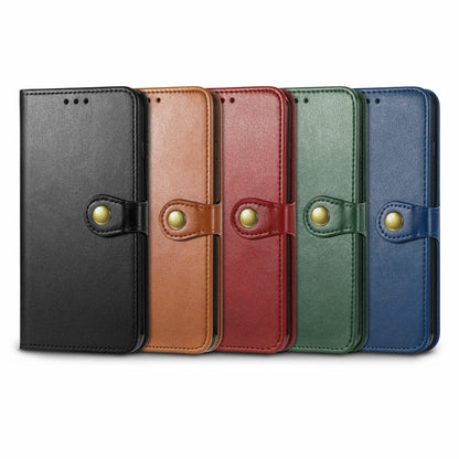Solid Color Leather Buckle Phone Case with Lanyard & Photo Frame & Card Slot & Wallet & Stand Function, For OPPO Reno5 A, For Sony Xperia ACE II, For Sony Xperia 10 III