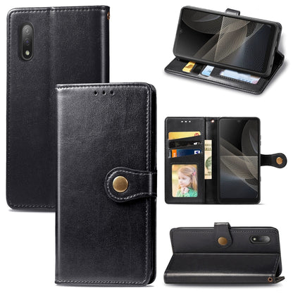 Solid Color Leather Buckle Phone Case with Lanyard & Photo Frame & Card Slot & Wallet & Stand Function, For OPPO Reno5 A, For Sony Xperia ACE II, For Sony Xperia 10 III