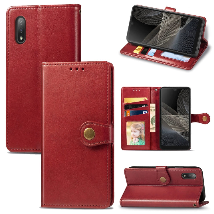 Solid Color Leather Buckle Phone Case with Lanyard & Photo Frame & Card Slot & Wallet & Stand Function, For OPPO Reno5 A, For Sony Xperia ACE II, For Sony Xperia 10 III