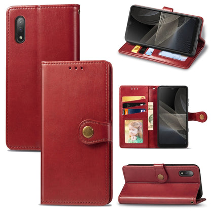 Solid Color Leather Buckle Phone Case with Lanyard & Photo Frame & Card Slot & Wallet & Stand Function, For OPPO Reno5 A, For Sony Xperia ACE II, For Sony Xperia 10 III
