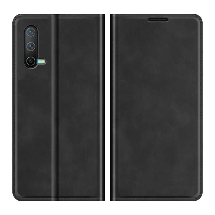 For OnePlus Nord CE 5G Retro-skin Business Magnetic Suction Leather Case with Holder & Card Slots & Wallet, For OnePlus Nord CE 5G