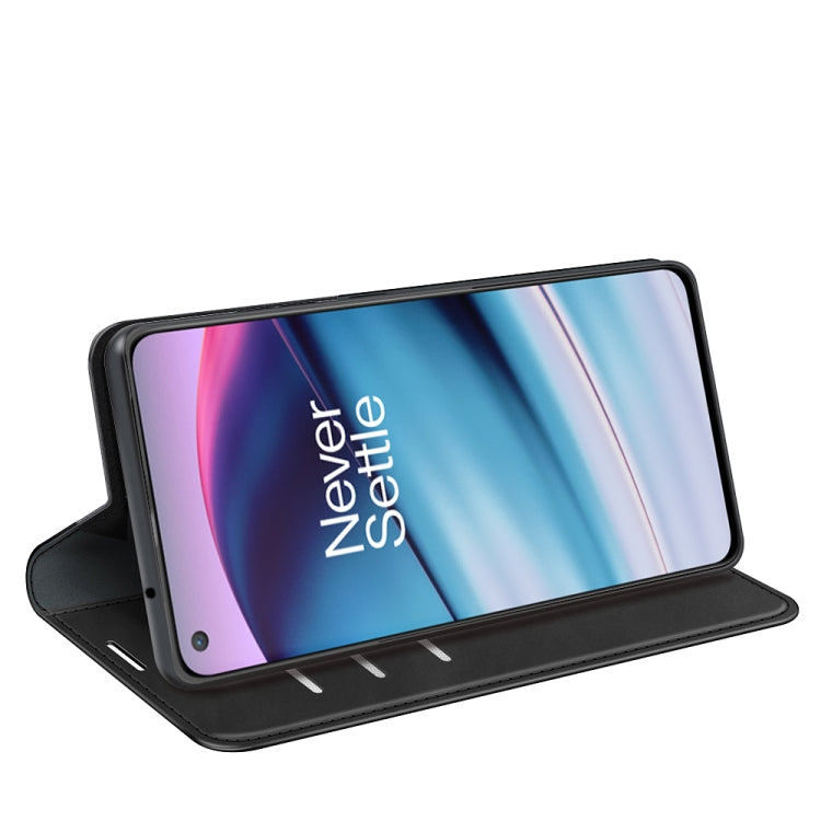 For OnePlus Nord CE 5G Retro-skin Business Magnetic Suction Leather Case with Holder & Card Slots & Wallet, For OnePlus Nord CE 5G