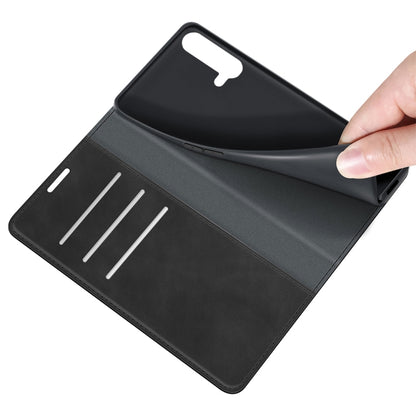 For OnePlus Nord CE 5G Retro-skin Business Magnetic Suction Leather Case with Holder & Card Slots & Wallet, For OnePlus Nord CE 5G