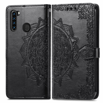 Mandala Flower Embossed Horizontal Flip Leather Case with Holder & Three Card Slots & Wallet & Lanyard, For Blackview A80 Pro, For OnePlus Nord CE 5G, For Oukitel C23 Pro, For vivo V21e 4G