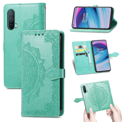 Mandala Flower Embossed Horizontal Flip Leather Case with Holder & Three Card Slots & Wallet & Lanyard, For Blackview A80 Pro, For OnePlus Nord CE 5G, For Oukitel C23 Pro, For vivo V21e 4G