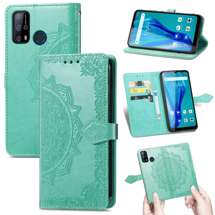 Mandala Flower Embossed Horizontal Flip Leather Case with Holder & Three Card Slots & Wallet & Lanyard, For Blackview A80 Pro, For OnePlus Nord CE 5G, For Oukitel C23 Pro, For vivo V21e 4G
