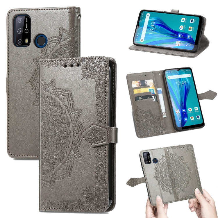 Mandala Flower Embossed Horizontal Flip Leather Case with Holder & Three Card Slots & Wallet & Lanyard, For Blackview A80 Pro, For OnePlus Nord CE 5G, For Oukitel C23 Pro, For vivo V21e 4G