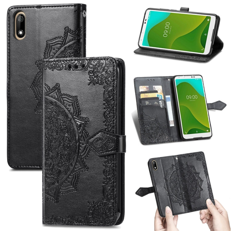 Mandala Flower Embossed Horizontal Flip Leather Case with Holder & Three Card Slots & Wallet & Lanyard, For Wiko Jerry 4, For Wiko Y62, For ZTE Axon 11 SE 5G, For ZTE Axon 20 5G