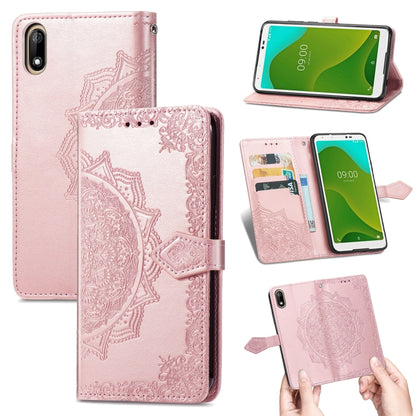 Mandala Flower Embossed Horizontal Flip Leather Case with Holder & Three Card Slots & Wallet & Lanyard, For Wiko Jerry 4, For Wiko Y62, For ZTE Axon 11 SE 5G, For ZTE Axon 20 5G