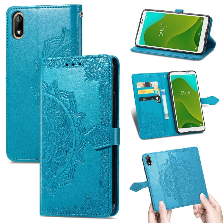 Mandala Flower Embossed Horizontal Flip Leather Case with Holder & Three Card Slots & Wallet & Lanyard, For Wiko Jerry 4, For Wiko Y62, For ZTE Axon 11 SE 5G, For ZTE Axon 20 5G