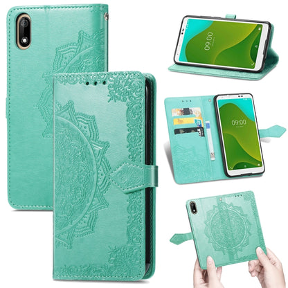 Mandala Flower Embossed Horizontal Flip Leather Case with Holder & Three Card Slots & Wallet & Lanyard, For Wiko Jerry 4, For Wiko Y62, For ZTE Axon 11 SE 5G, For ZTE Axon 20 5G