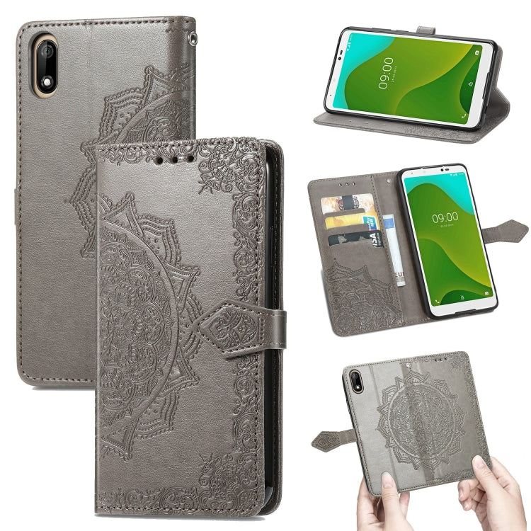 Mandala Flower Embossed Horizontal Flip Leather Case with Holder & Three Card Slots & Wallet & Lanyard, For Wiko Jerry 4, For Wiko Y62, For ZTE Axon 11 SE 5G, For ZTE Axon 20 5G