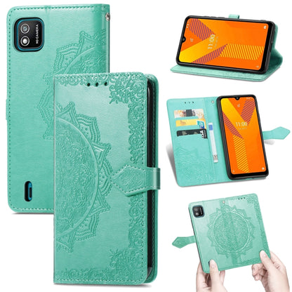 Mandala Flower Embossed Horizontal Flip Leather Case with Holder & Three Card Slots & Wallet & Lanyard, For Wiko Jerry 4, For Wiko Y62, For ZTE Axon 11 SE 5G, For ZTE Axon 20 5G
