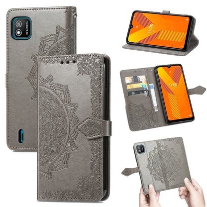 Mandala Flower Embossed Horizontal Flip Leather Case with Holder & Three Card Slots & Wallet & Lanyard, For Wiko Jerry 4, For Wiko Y62, For ZTE Axon 11 SE 5G, For ZTE Axon 20 5G