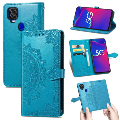 Mandala Flower Embossed Horizontal Flip Leather Case with Holder & Three Card Slots & Wallet & Lanyard, For Wiko Jerry 4, For Wiko Y62, For ZTE Axon 11 SE 5G, For ZTE Axon 20 5G