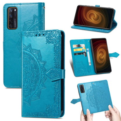 Mandala Flower Embossed Horizontal Flip Leather Case with Holder & Three Card Slots & Wallet & Lanyard, For Wiko Jerry 4, For Wiko Y62, For ZTE Axon 11 SE 5G, For ZTE Axon 20 5G