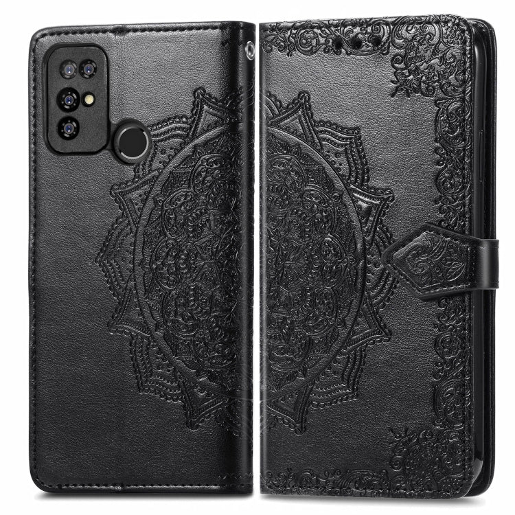 Mandala Flower Embossed Horizontal Flip Leather Case with Holder & Three Card Slots & Wallet & Lanyard, For Doogee X96 Pro, For Honor 50, For OnePlus 9R, For UMIDIGI A9