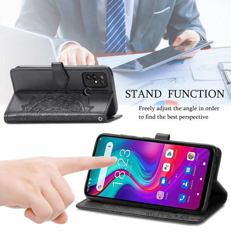 Mandala Flower Embossed Horizontal Flip Leather Case with Holder & Three Card Slots & Wallet & Lanyard, For Doogee X96 Pro, For Honor 50, For OnePlus 9R, For UMIDIGI A9